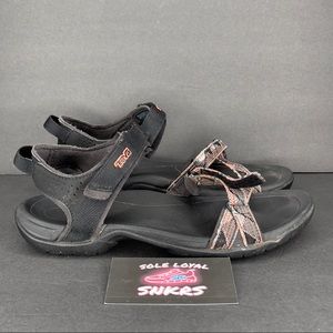 Teva‎ Verra Women's 7 Sport Sandals Black Slingback SN1006283 Adjustable Straps.